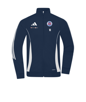 adidas Tiro 24 Trainingsjacke Dunkelblau Weiss