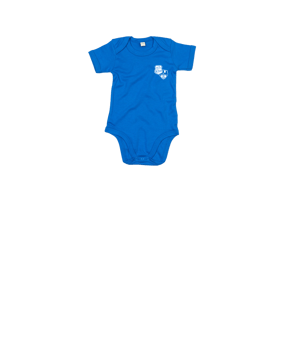 Merch Baby Body Cobalt Blue | #justlogo1c