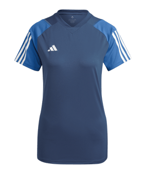 adidas Tiro 23 Competition Trikot Damen Blau - blau