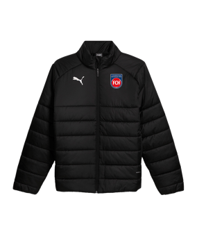 PUMA 1. FC Heidenheim Padded Jacke Schwarz F03 - schwarz