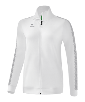 Erima Essential Team Tracktop Jacke Damen Weiss - weiss