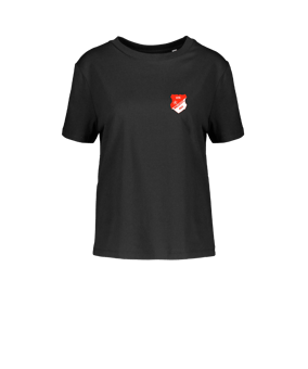 Merch Muser T-Shirt Women Black | #justlogo4c