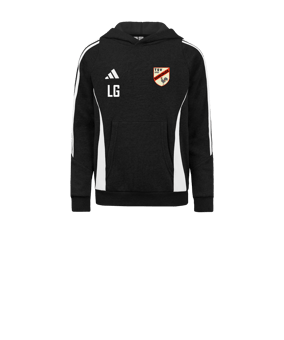 adidas Tiro 24 Hoody Schwarz Weiss