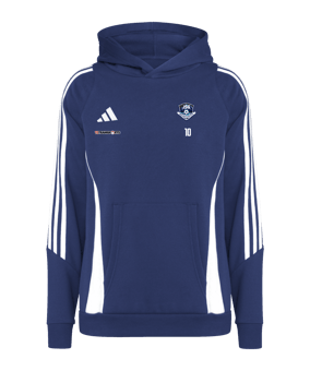 adidas Tiro 24 Hoody Kids Blau Weiss