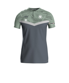 JAKO Iconic Poloshirt Grau Grün F852