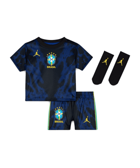 Nike CBF Brasilien Trikot Set Away WM 2026 Kids Blau F417 - blau