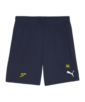 PUMA teamGOAL Short Blau Weiss F06