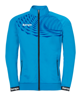 Kempa Wave 26 Poly trainingsjack blauw F003 - blauw
