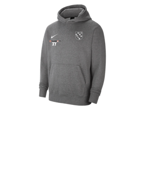 Nike Park 20 Fleece Hoody Kids Grau Weiss F071