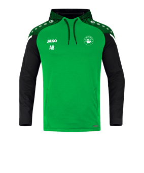 JAKO Performance Hoody Grün Schwarz F221