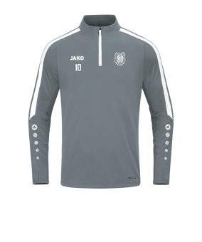 JAKO Power Sweatshirt Grau Weiss F840