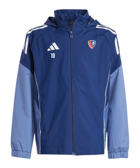 adidas Tiro 25 Competition Regenjacke Kids Blau