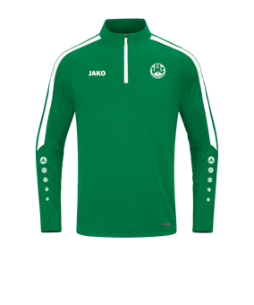 JAKO Power Sweatshirt Grün Weiss F200