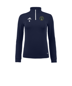 Sweatshirt à col zippé mi-haut enfant adidas Entrada 22 Bleu