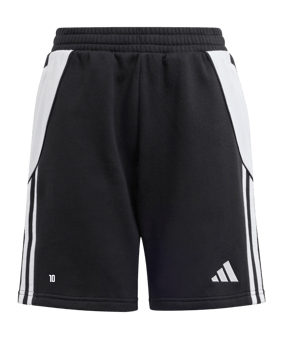 adidas Tiro 24 Baumwollshort Kids Schwarz Weiss