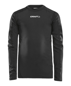 Craft Pro Control Compression Sweatshirt Kids Schwarz F999000 - schwarz