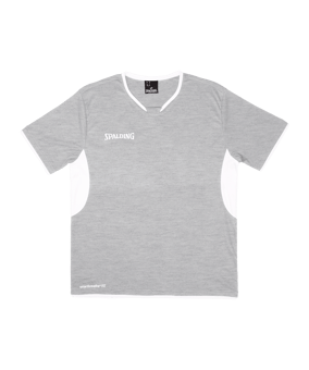 Spalding Hustle Shooting T-shirt Kinderen Grijs - grijs
