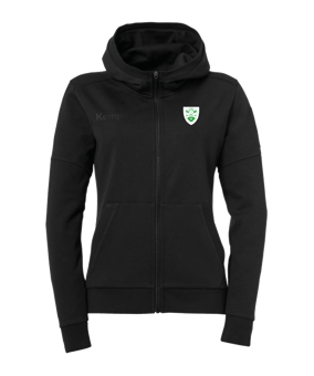 Kempa Status Kapuzenjacke Damen Schwarz F01