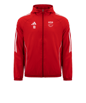 adidas Tiro 24 Windbreaker Rot Weiss