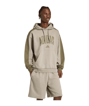 adidas Collegiate Hoody Silber - silber