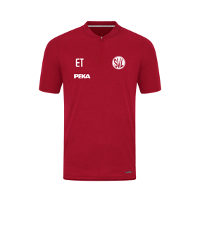JAKO Pro Casual Poloshirt Rot F141