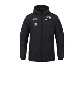JAKO Team Coach Kapuzenjacke Kids Schwarz F800
