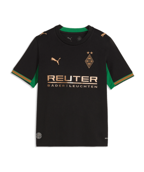 PUMA Borussia Mönchengladbach Trikot Away 2026/2027 Kinder Schwarz F02 - schwarz