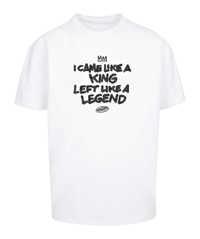 Mister Tee Like A Legend Oversize T-Shirt Weiß - weiss