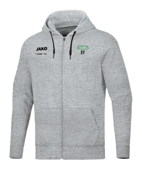 JAKO Base Kapuzenjacke Kids Grau F41