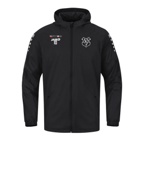 JAKO Team 2.0 Allwetterjacke Schwarz F800