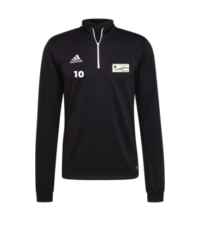 adidas Entrada 22 HalfZip Sweatshirt Schwarz