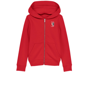 Merch Mini Cultivator 2.0 Zip-Hoodie Kids Red | #logo + Rückendruck