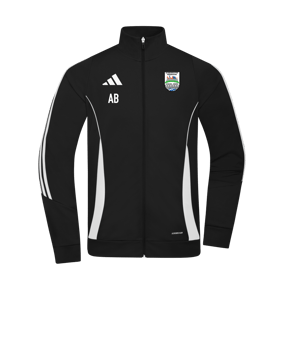 adidas Tiro 24 Trainingsjacke Schwarz Weiss