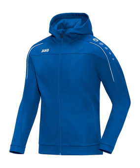 JAKO Classico Kapuzenjacke Blau F04 - blau