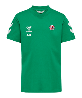 Hummel Go 2.0 Chevron T-Shirt Kids Grün F6235