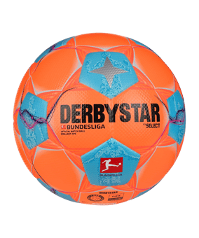 Derbystar Bundesliga Brillant APS High Visible v25 Spielball Orange - orange