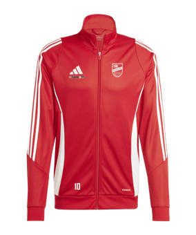 adidas Tiro 24 Trainingsjacke Rot Weiss