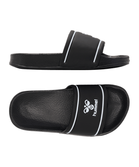 Hummel Pool Badelatsche Kids Schwarz F2114 - schwarz