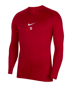Nike Park First Layer Top langarm Rot F657