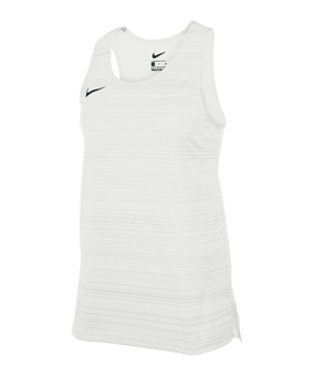 Nike Stock Dry Miler Tanktop Damen Weiss F100 - weiss