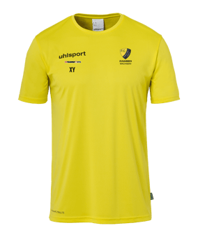 uhlsport Essential Functional T-Shirt Gelb F07 