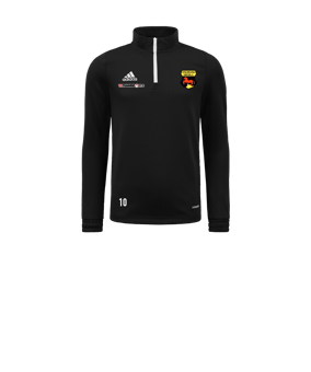 adidas Entrada 22 HalfZip Sweatshirt Kids Schwarz