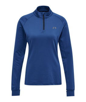 Newline Core Zip Sweatshirt Running Damen F7045 - blau