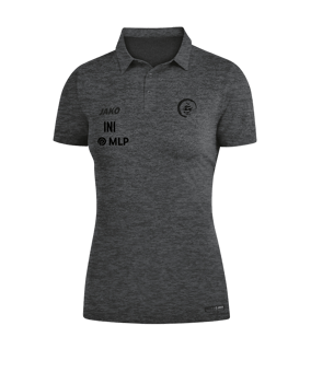JAKO Premium Basics Poloshirt Damen Grau F21