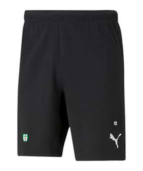 PUMA teamRISE Short Schwarz Weiss F04
