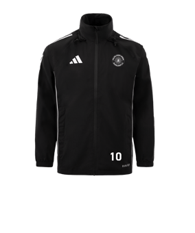 adidas Tiro 24 Regenjacke Schwarz Weiss