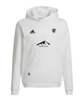 adidas Entrada 22 Hoody Kids Weiss