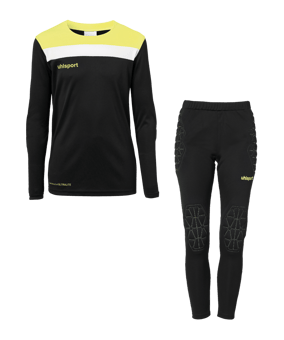 uhlsport Offense 23 Torwartset Kids LA Schwarz F02 - schwarz