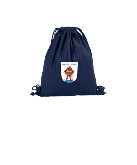 Merch Organic Premium Cotton Gymsack French Navy  | #logo4c