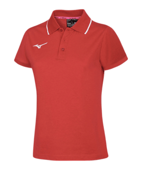 Mizuno Polo Damen Rot F062 - rot